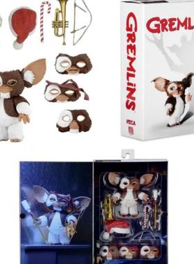NECA Ultimate Gizmo 圣诞版 小魔怪 可动眼珠 手办模型公仔