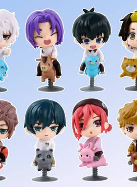 动漫2代8款蓝色监狱手办Q版洁世一 蜂乐回 蓝锁扭蛋公仔桌面摆件