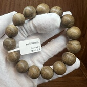 天然野料沉香达拉干手串1.4 14g孤品中国沉香文化博物馆