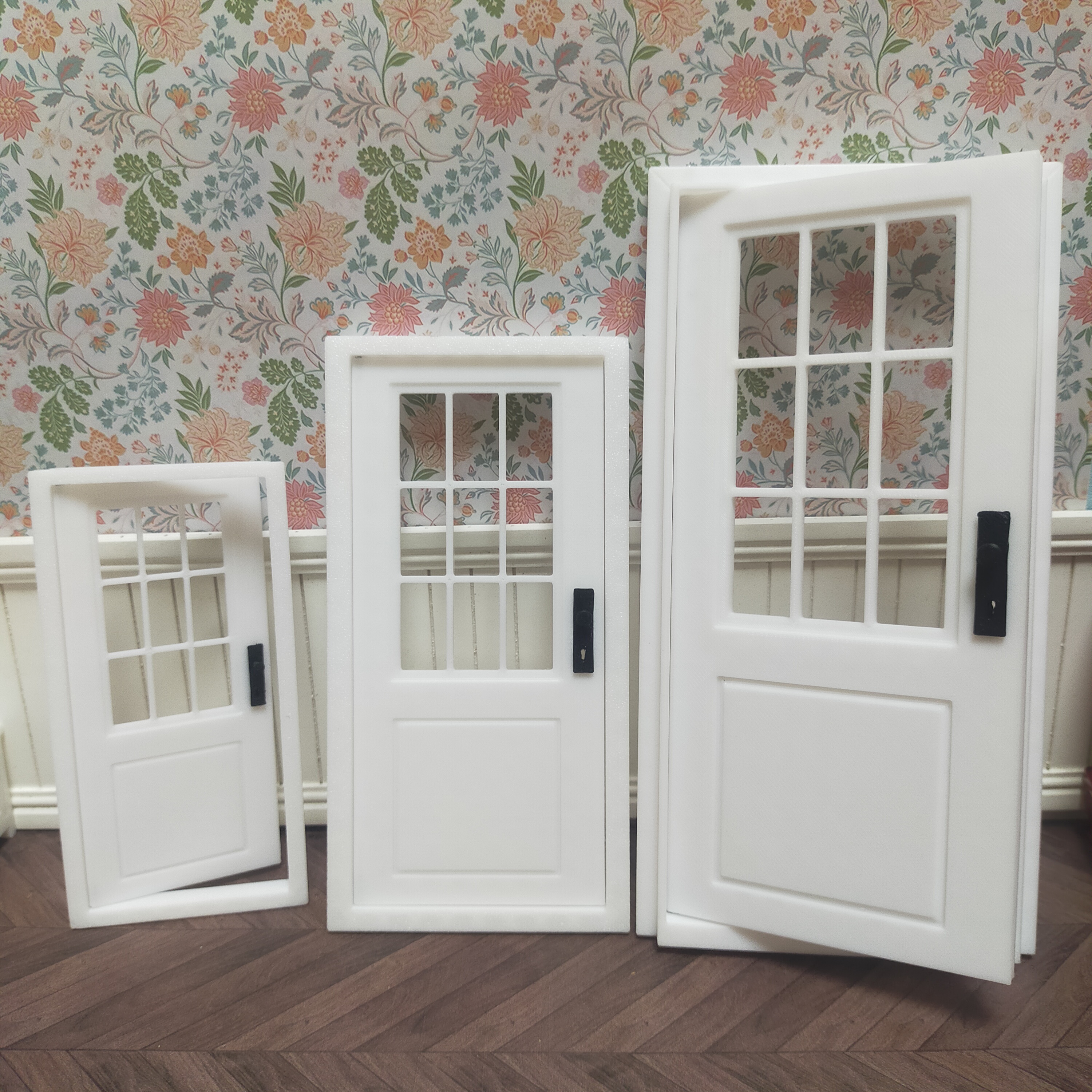娃娃屋活动门装饰品3D打印手工