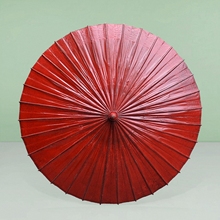 【精品】非遗手工油纸伞防雨防晒新娘结婚大红色复古风道具中国风