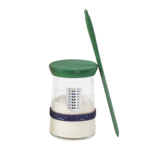 酵种培养皿鲁邦种天然酵母发酵罐 带刻度宽口500毫升玻璃密封罐