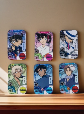 【暑期特价谷】名侦探柯南授权周边LOFTER柯南基德 镭射长形徽章