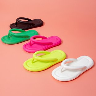 人字拖女夏季 美式 夹角平底户外沙滩外穿情侣EVA男拖