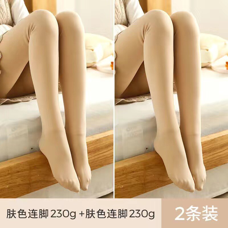 丝袜女光腿神器秋冬肉色裸感打底裤加绒春秋款薄绒加厚打底连裤袜