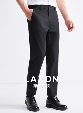 莱克斯顿2026春夏新款男装合体直筒休闲裤商务百搭长裤透气西裤