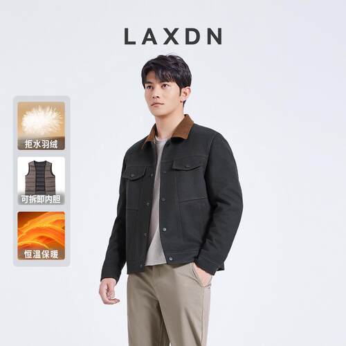 莱克斯顿三合一拒水羽绒外套