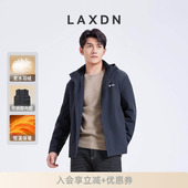 保暖外套 莱克斯顿可拆卸连帽羽绒服男2024冬新款 三合一拒水羽绒