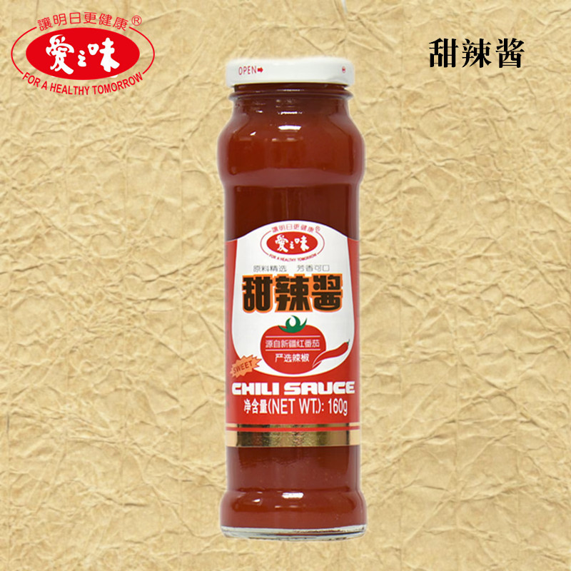 爱之味 台式甜辣酱160g小瓶装 酸甜辣椒酱 调味酱 蘸酱 烧烤酱图片