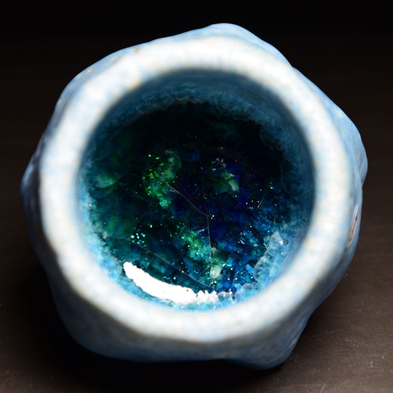【一直在更新】活水去涩御蓝晶莹杯志野净化水质手工志野烧陶瓷杯
