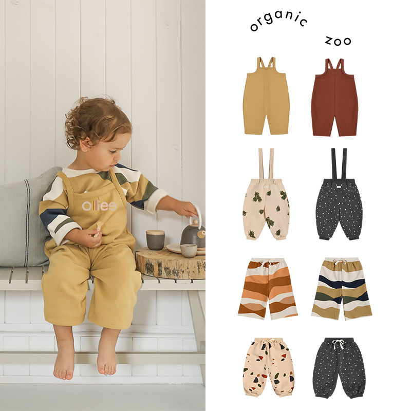 现货英国秋冬新款婴儿宝宝背带裤