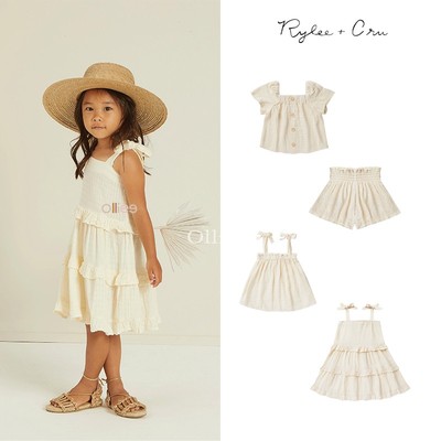 夏季新款女童吊带长裙上衣短裤