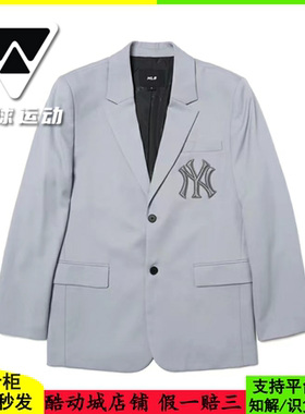 国内专柜MLB春季新款男女运动百搭时尚潮牌休闲西装外套3AJK01014