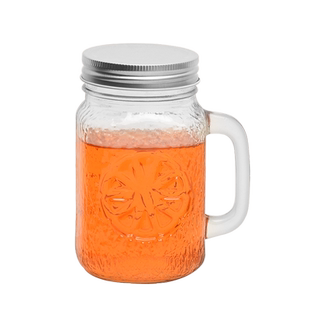 公鸡杯玻璃杯水杯带把手带盖玻璃杯水杯鲜芋仙杯方形奶茶杯饮料杯