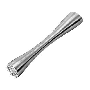 全不锈钢捣棒碎冰锤鸡尾酒柠檬薄荷香草碾压碎棍捣碎器搅拌棒调酒