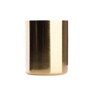 创意欧式简约个性金色笔筒花瓶桌面收纳罐商务办公桌摆件笔座