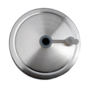 304不锈钢公鸡杯盖子不生锈梅森杯盖梅森罐密封盖带吸管孔盖密封