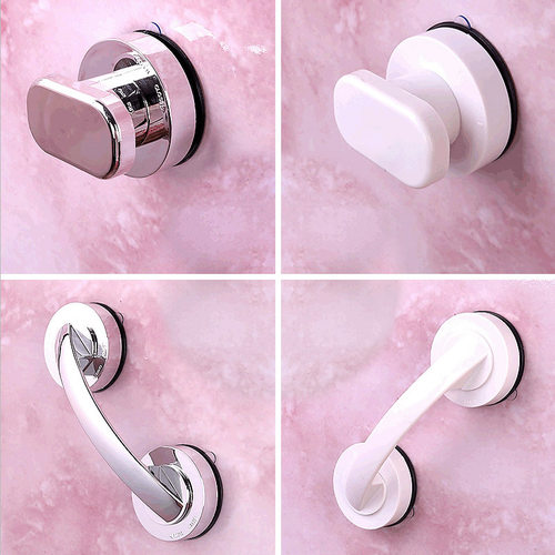 免打孔吸盘门拉手吸盘无痕壁挂式扶手玻璃门衣柜橱柜冰箱门把手