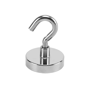 圆形钕铁硼磁铁强磁挂钩防撞吸铁石打捞防撞强磁铁强磁钕铁硼吸盘