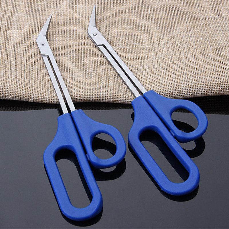 创意纱布剪防滑绷带剪家用简约长嘴鹤嘴剪多功能脚皮趾甲美容剪刀