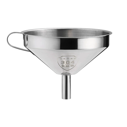 Воронка из нержавеющей стали, большой маленький мундштук для домашнего использования