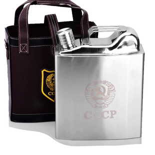 加厚201不锈钢油桶随身便携式酒壶水壶户外5斤6斤装酒瓶大容量