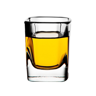 包邮70ml加厚方形子弹杯烈酒杯白酒杯小酒杯套装创意酒具6只装