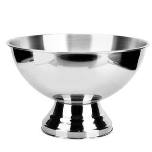 35cm不锈钢中号香槟盆红酒洋酒冰桶香槟桶威士忌冰桶酒吧调酒工具