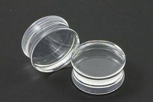 嘻哈朋克 透明耳扩 实心耳扩 欧美时尚 防过敏穿孔器 6~30mm 单只