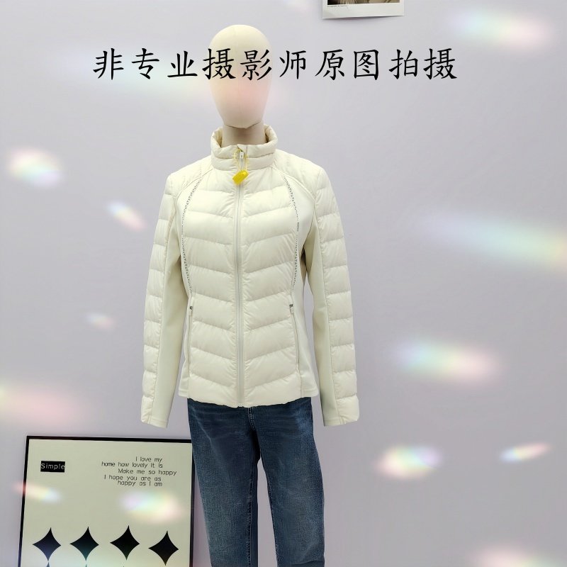 私家元素品牌短款立领羽绒服女秋冬季2025新款保暖羽绒外套8815款