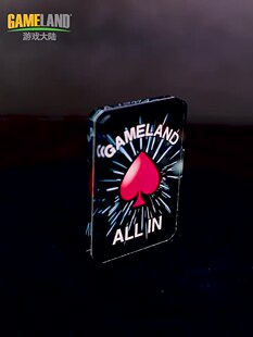 全押ALL IN黑色水晶德州扑克筹码庄码庄牌压牌片德扑配件