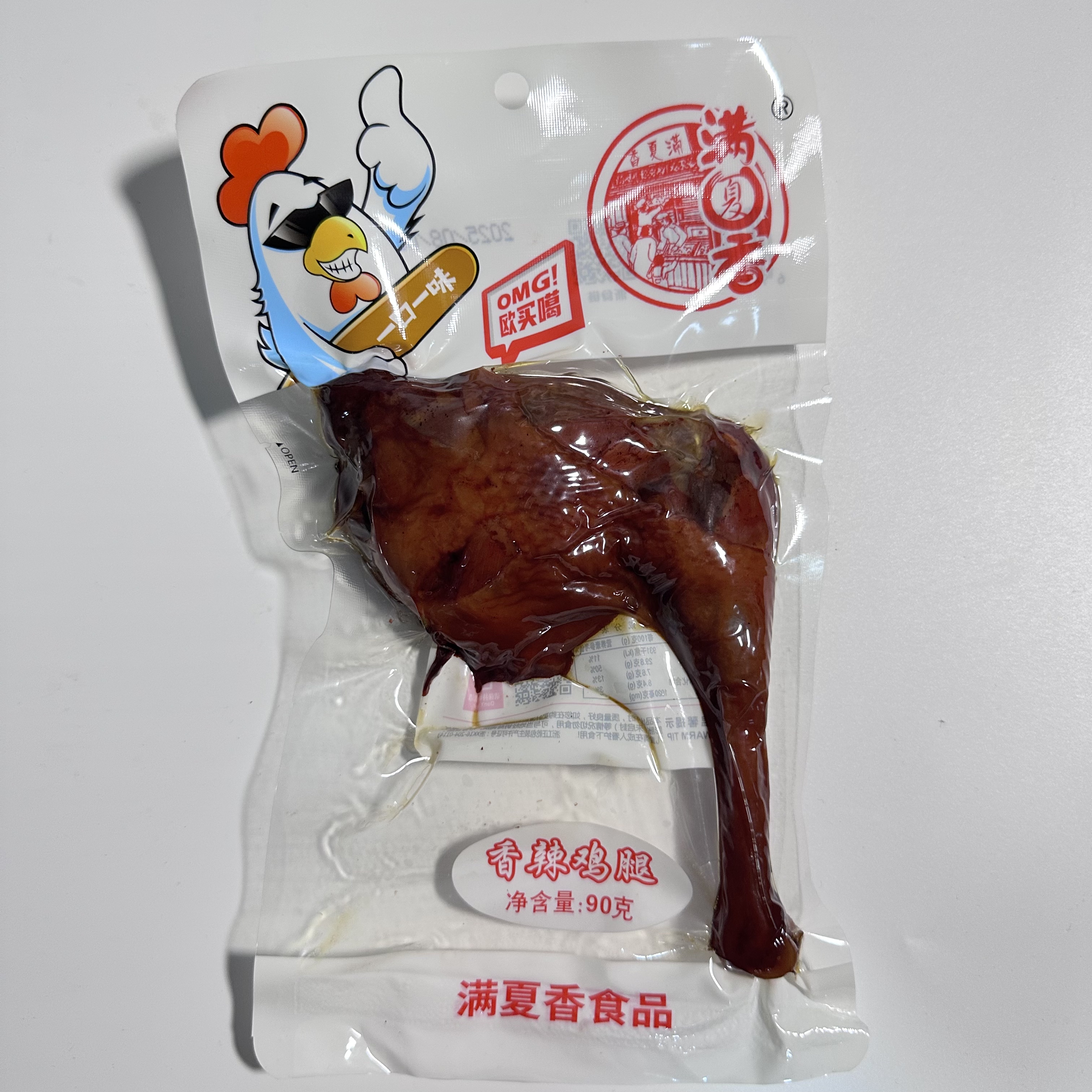 满夏香香辣香酥鸡腿即食