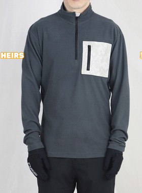 LAST HEIRS 雪山轻盈恒温舒适PG运动模块抓绒高领半拉卫衣越野跑