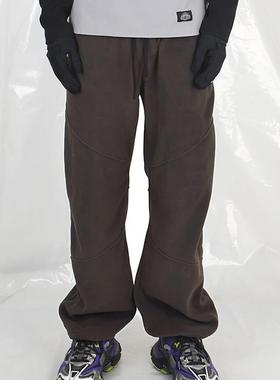 LAST HEIRS 科技羊绒超暖不起球防静电抓绒直筒束脚休闲裤男女款