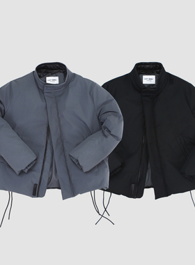 LAST HEIRS G+硬壳220克800蓬90白鹅绒防水透气高领真皮羽绒服