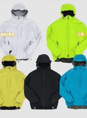 LAST HEIRS 伽马MX白标软壳抓绒加厚压胶防风防水保暖连帽冲锋衣