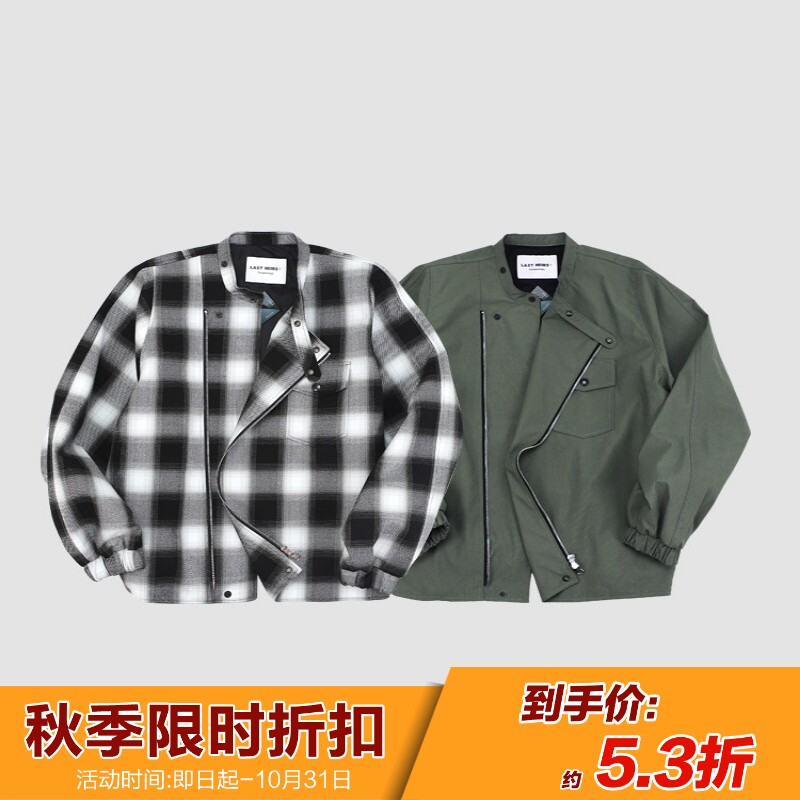 LAST HEIRS G+黑标硬壳防水耐磨复古宽松瑞典机车工装夹克外套
