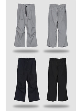 LAST HEIRS G+硬壳防水透气速干立裁微喇时装伞兵冲锋裤滑雪裤