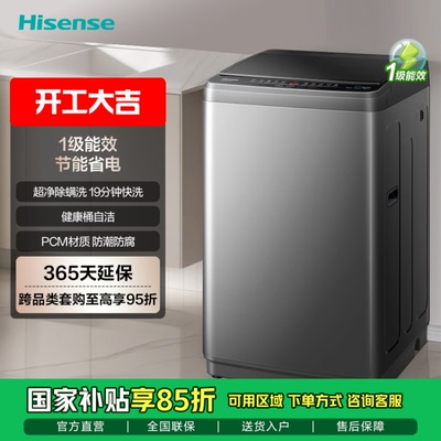 Hisense/海信 WT90N1Q 波轮洗衣机家用全自动9公斤 租房宿舍用