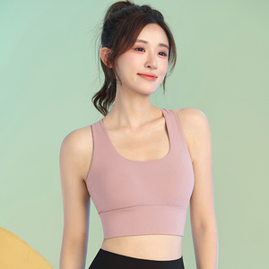 运动内衣女美背瑜伽服背心外穿跑步性感专业普拉提训练健身衣文胸