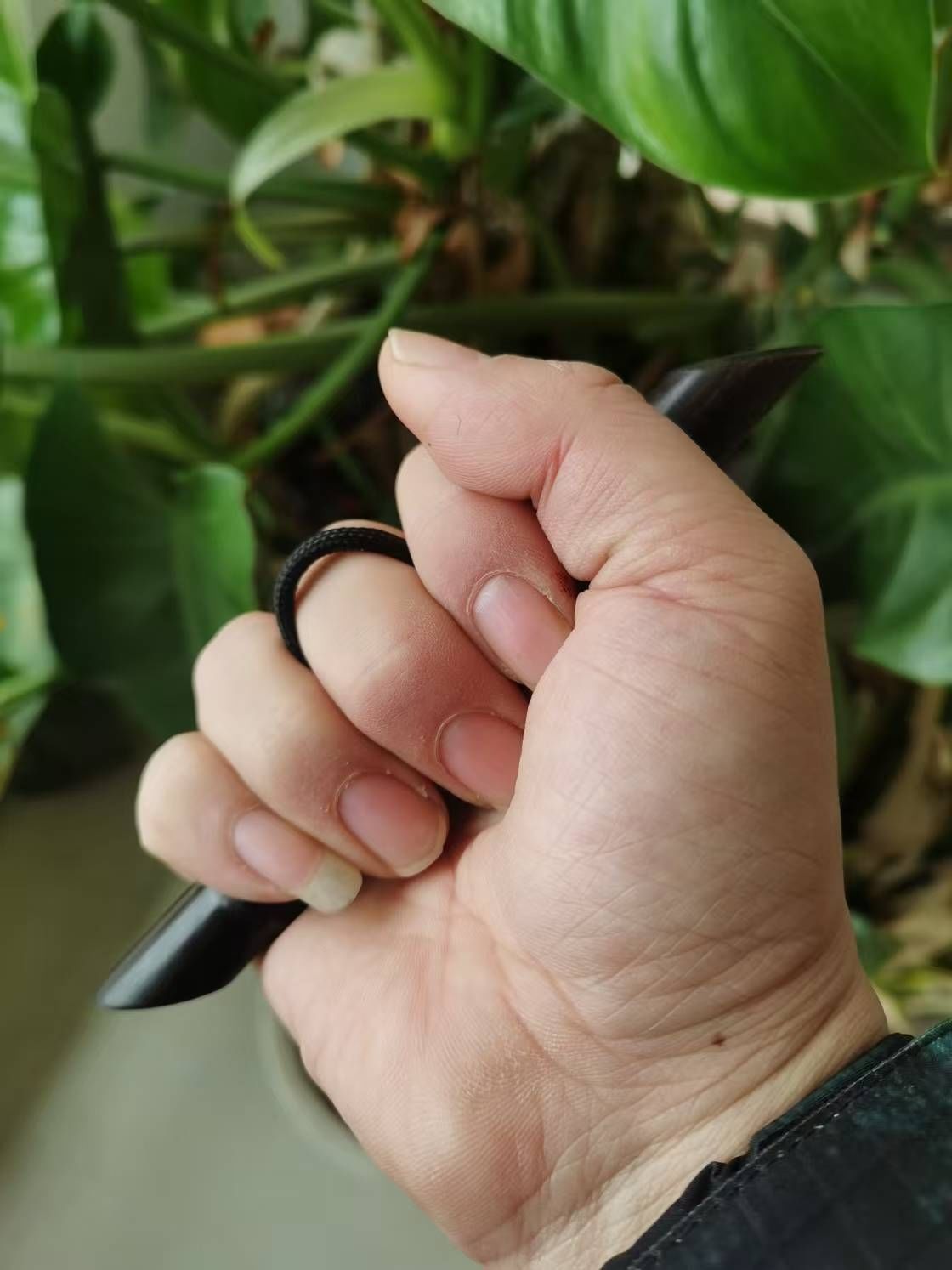 竹节掌棍酷棍 钥匙棍 古巴藤 防身武器 短兵器 紫光檀 点穴橛打狗