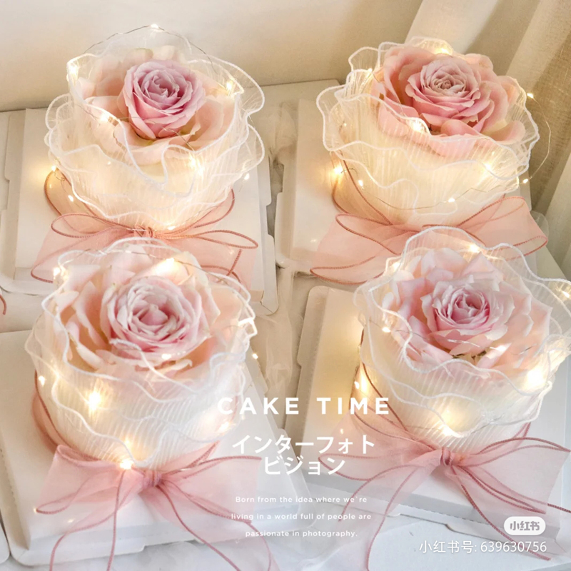 情人节浪漫唯美围边仿真