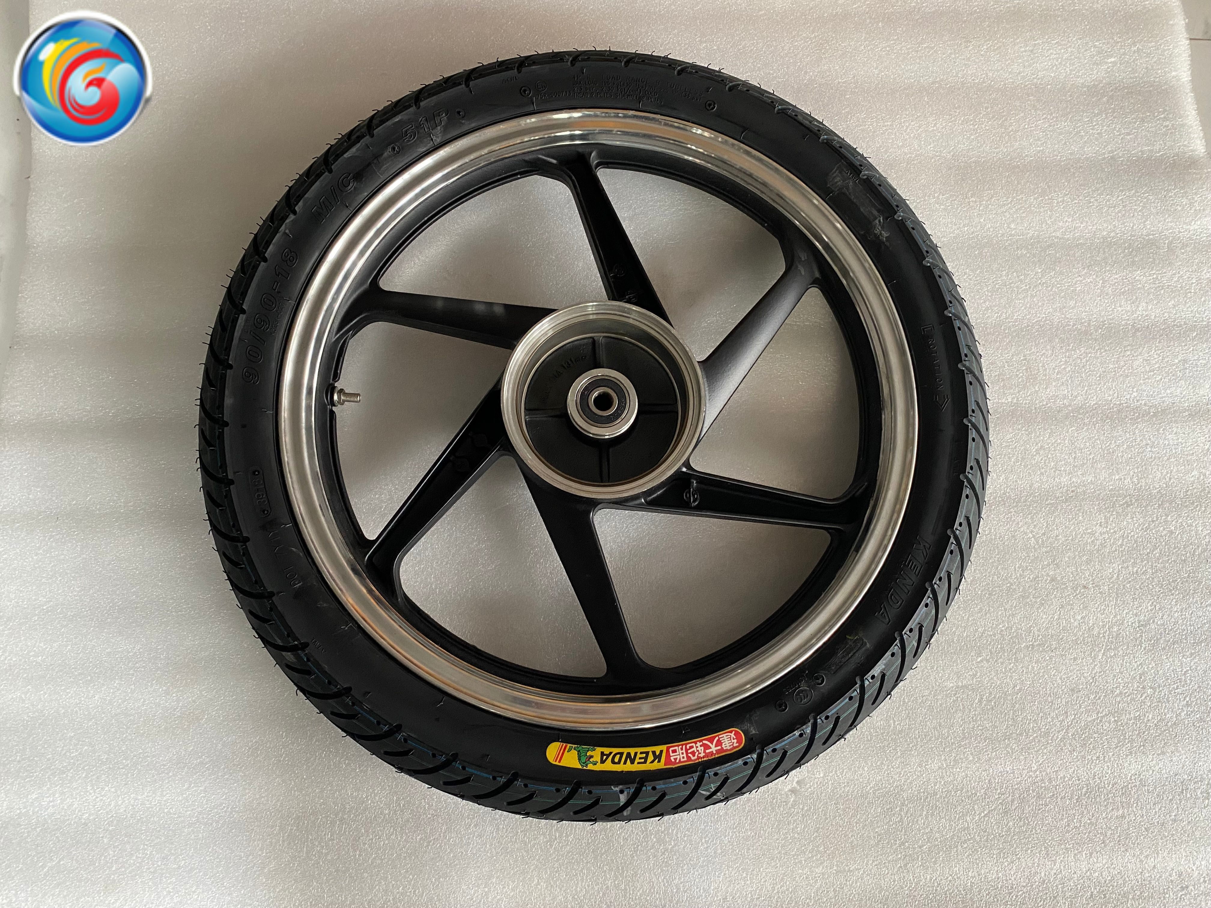 适用新大洲本田锐箭sdh125-46a-46b-46c后轮总成后钢圈后轮胎