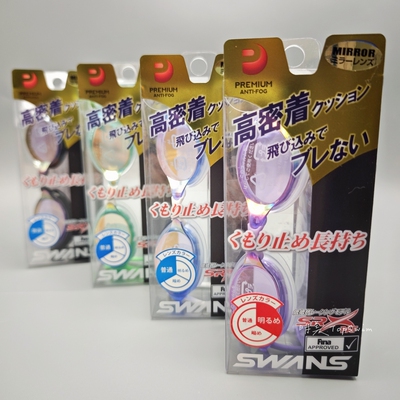 日版SwansSRX小框镀膜竞速泳镜