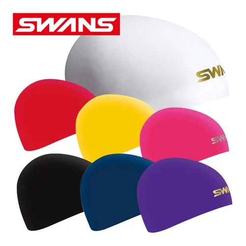 日本制SWANS3D软钢盔竞速泳帽