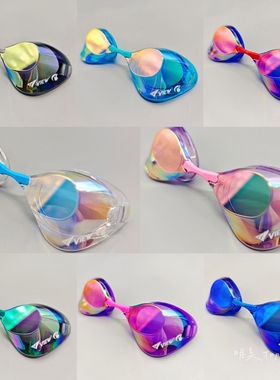 日本VIEW V121SAM无胶圈运动竞赛泳镜男女款镀膜高清防雾游泳眼镜