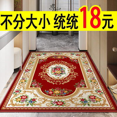 北欧吸水防滑水晶绒入户门垫