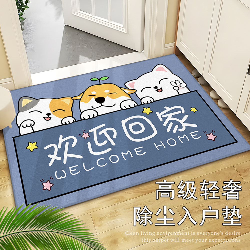 入户门地垫2025新款门口进门垫子家用脚垫玄关高级地毯防滑入门垫,居家布艺,入户地垫,淘宝优惠券,粉丝福利购,淘宝优惠卷