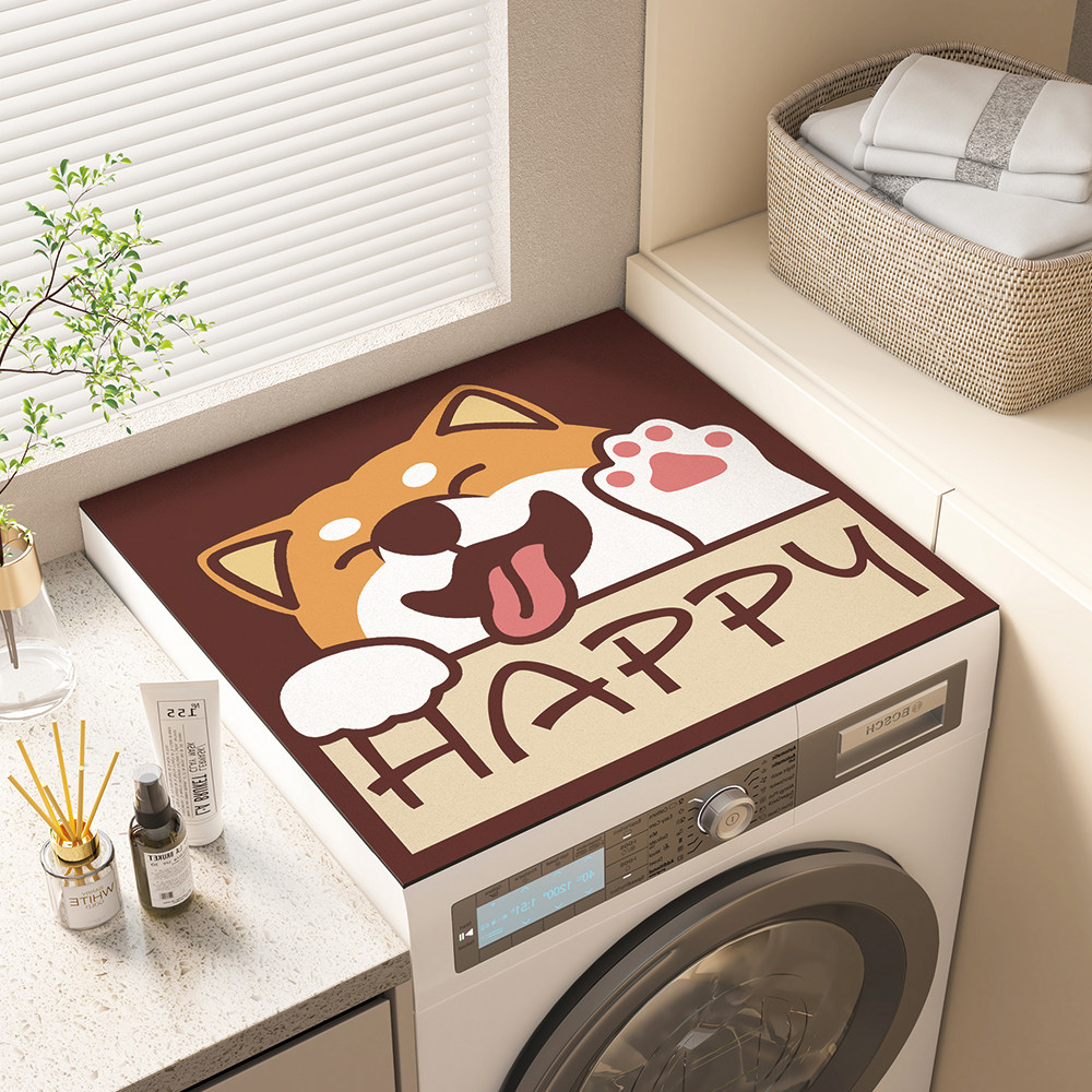 硅藻泥滚筒洗衣机冰箱防尘盖垫吸水防晒微波炉盖布床头柜保护垫子,居家布艺,万能盖巾,淘宝优惠券,粉丝福利购,淘宝优惠卷