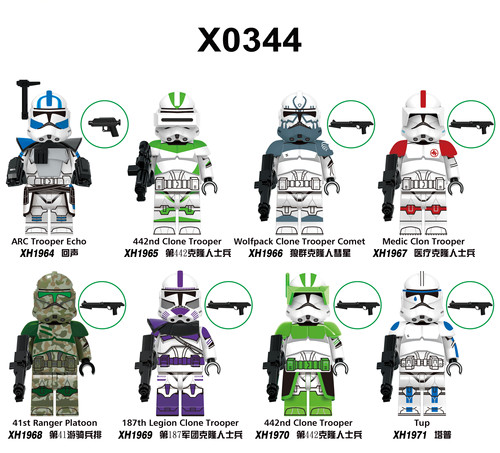 星球大战拼装积木人仔儿童玩具